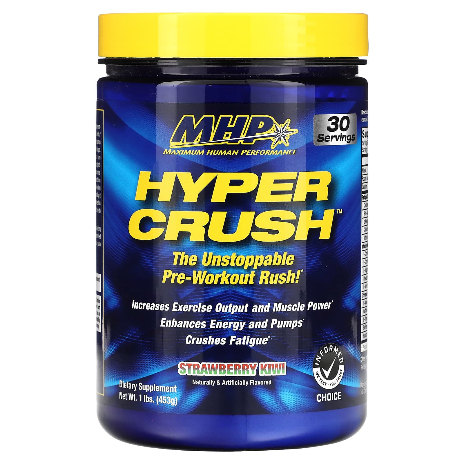 MHP Hyper Crush перед тренировкой клубника и киви 453 г 1 фунт 5890₽