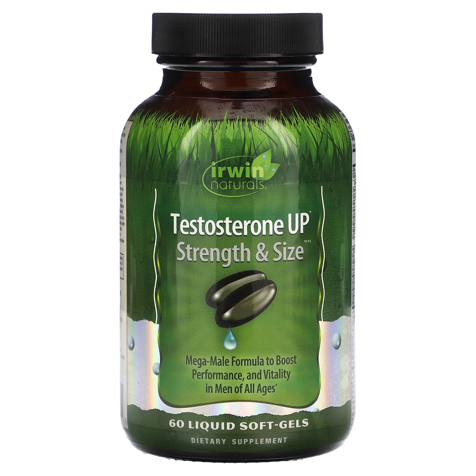 Irwin Naturals Testosterone Up сила и размер 60 мягких таблеток 6690₽