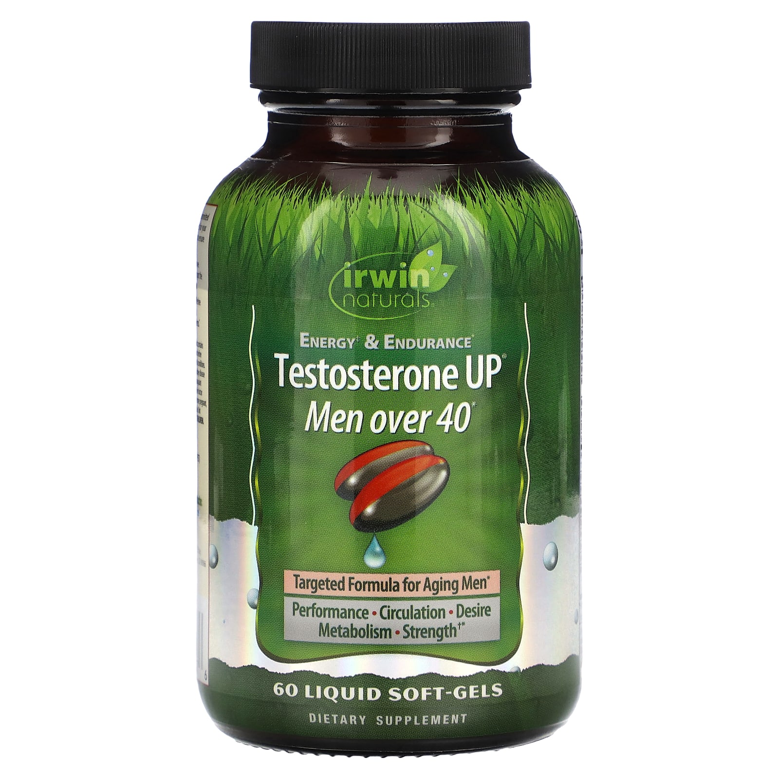 Irwin Naturals Testosterone UP для мужчин старше 40 лет 60 мягких таблеток 5990₽