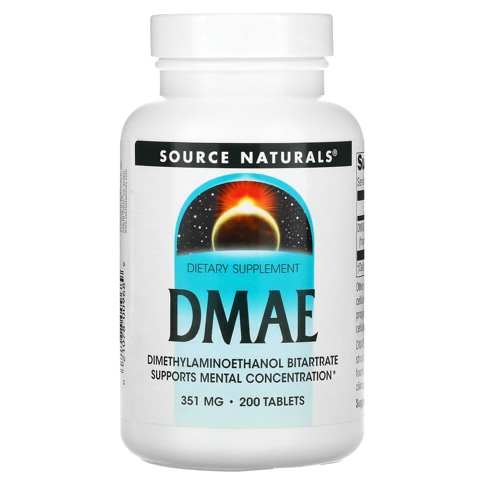 Source Naturals ДМАЭ 351 мг 200 таблеток 3890₽