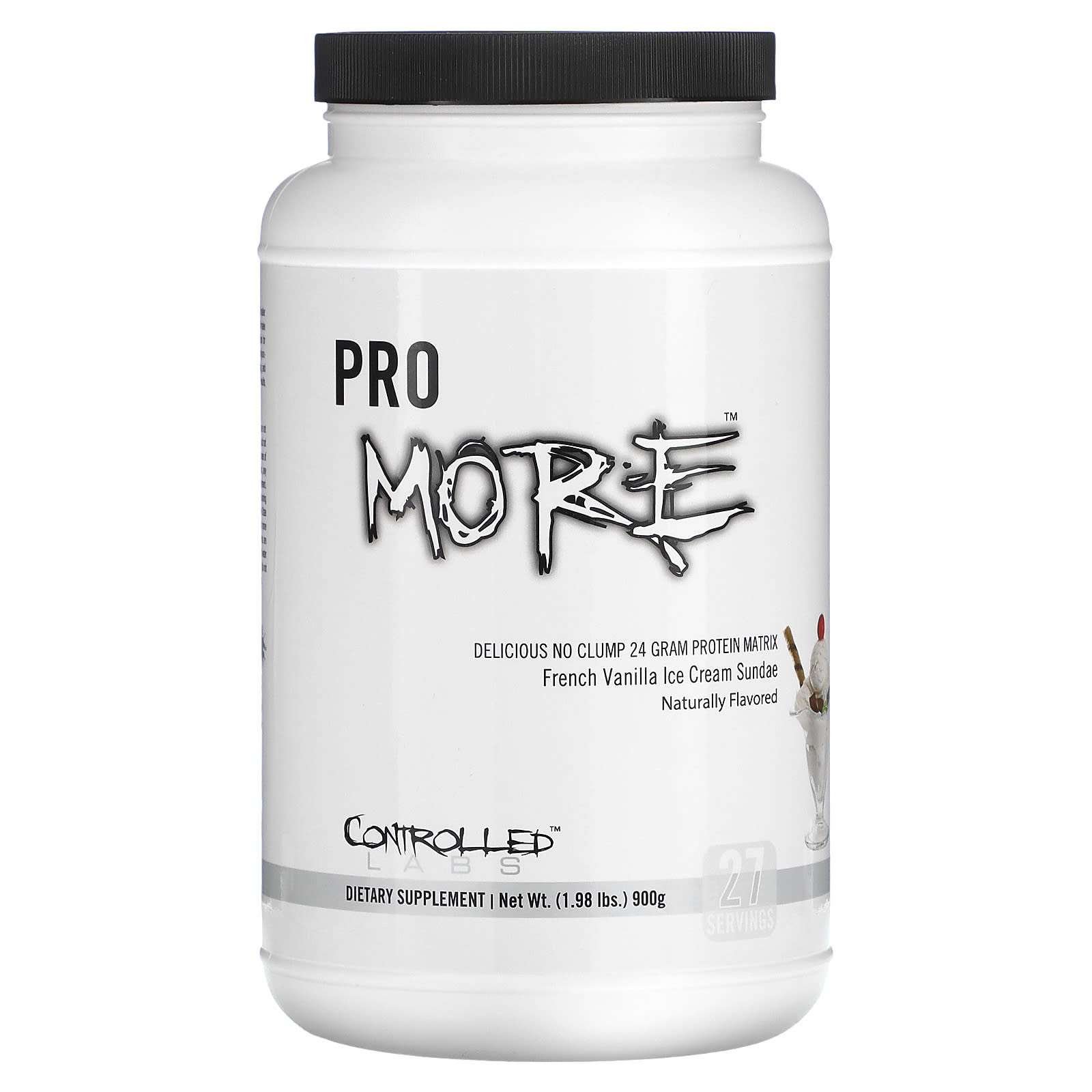 Controlled Labs Pro More Protein Matrix мороженое с французским ванильным мороженым 900 г 198 фунта 8190₽