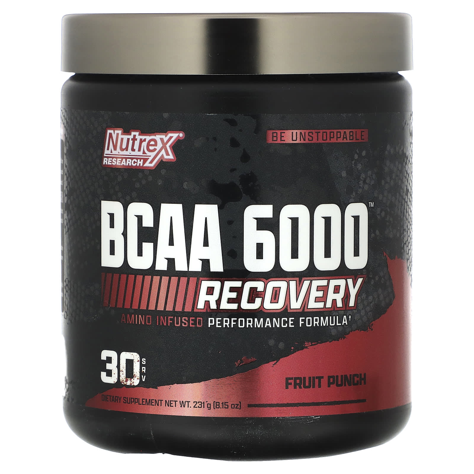 Nutrex Research BCAA 6000 фруктовый пунш 231 г 82 унции 3490₽
