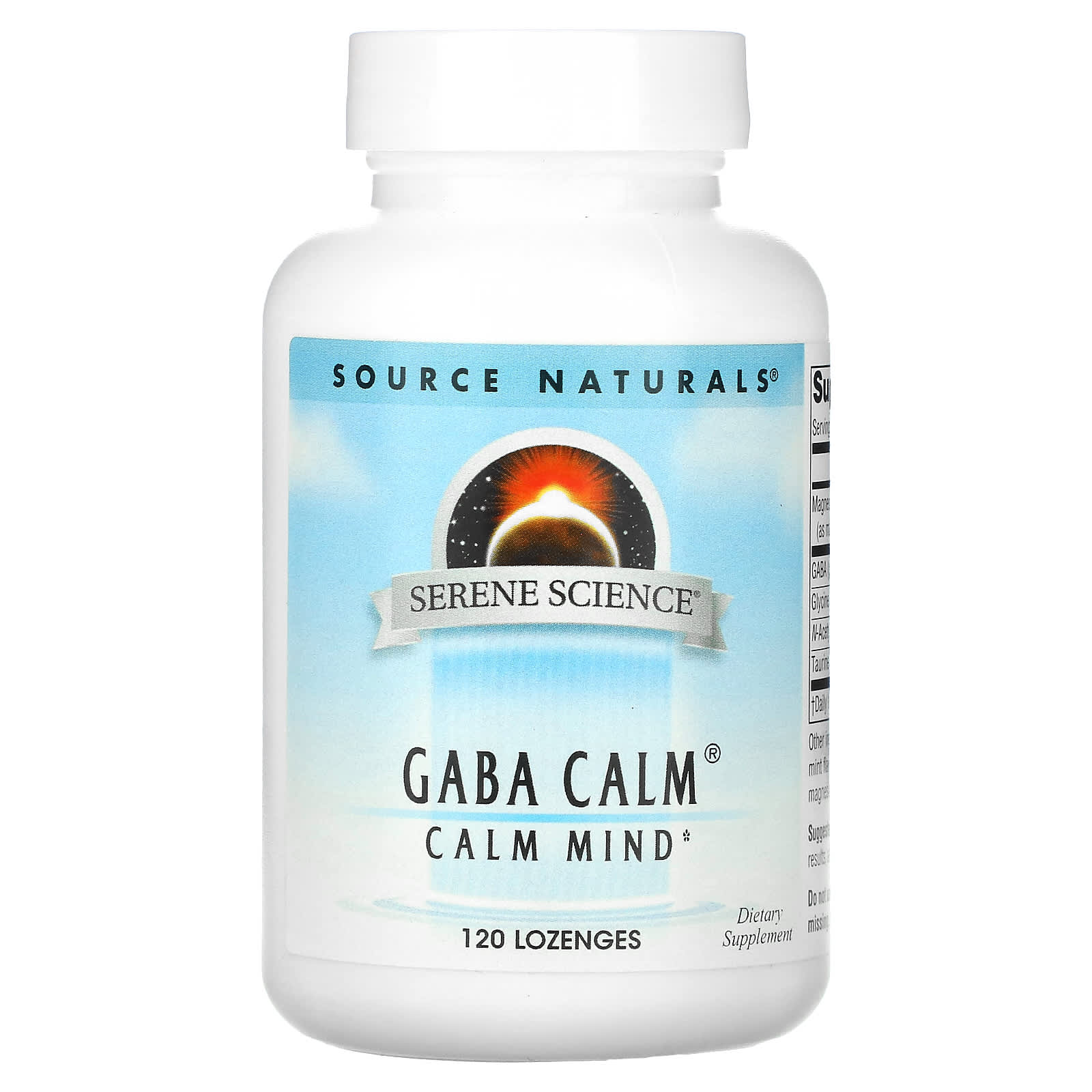 Source Naturals GABA Calm ГАМК 120 таблеток для рассасывания 3590₽