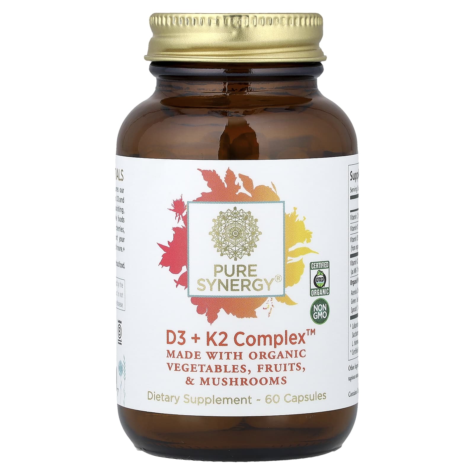 Pure Synergy D3 K2 Complex 60 капсул 6390₽