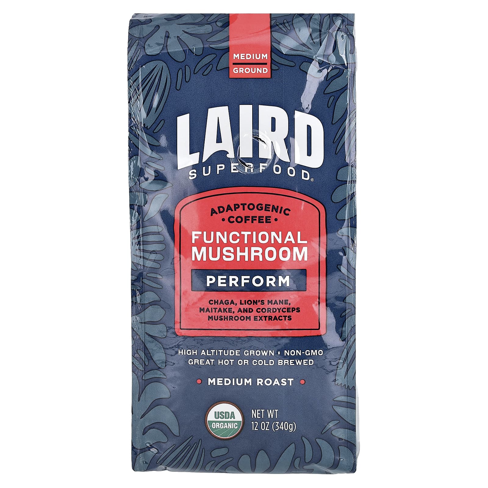 Laird Superfood грибной кофе молотый средней обжарки 340 г 12 унций 3590₽