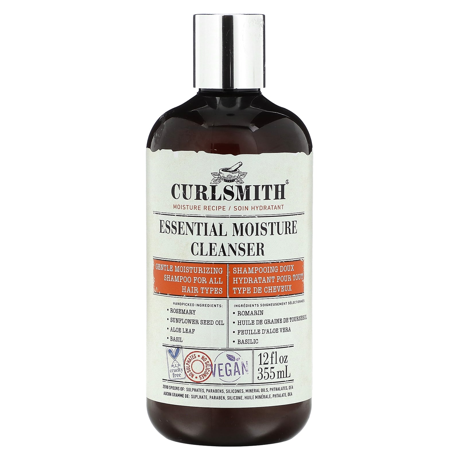 Curlsmith Essential Moisture Cleanser для всех типов волос 355 мл 12 жидк Унций 4490₽