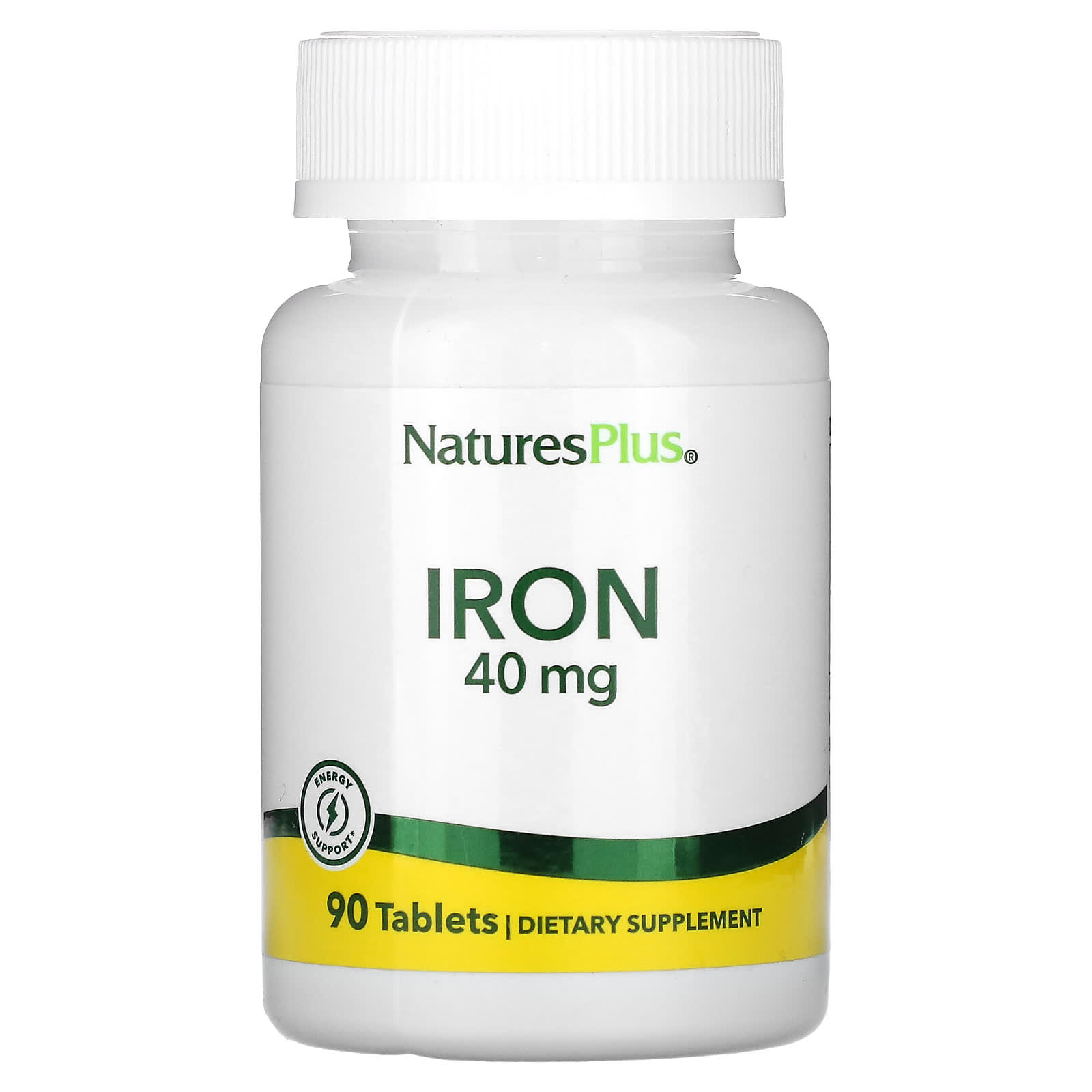 NaturesPlus Железо 40 мг 90 таблеток 1890₽