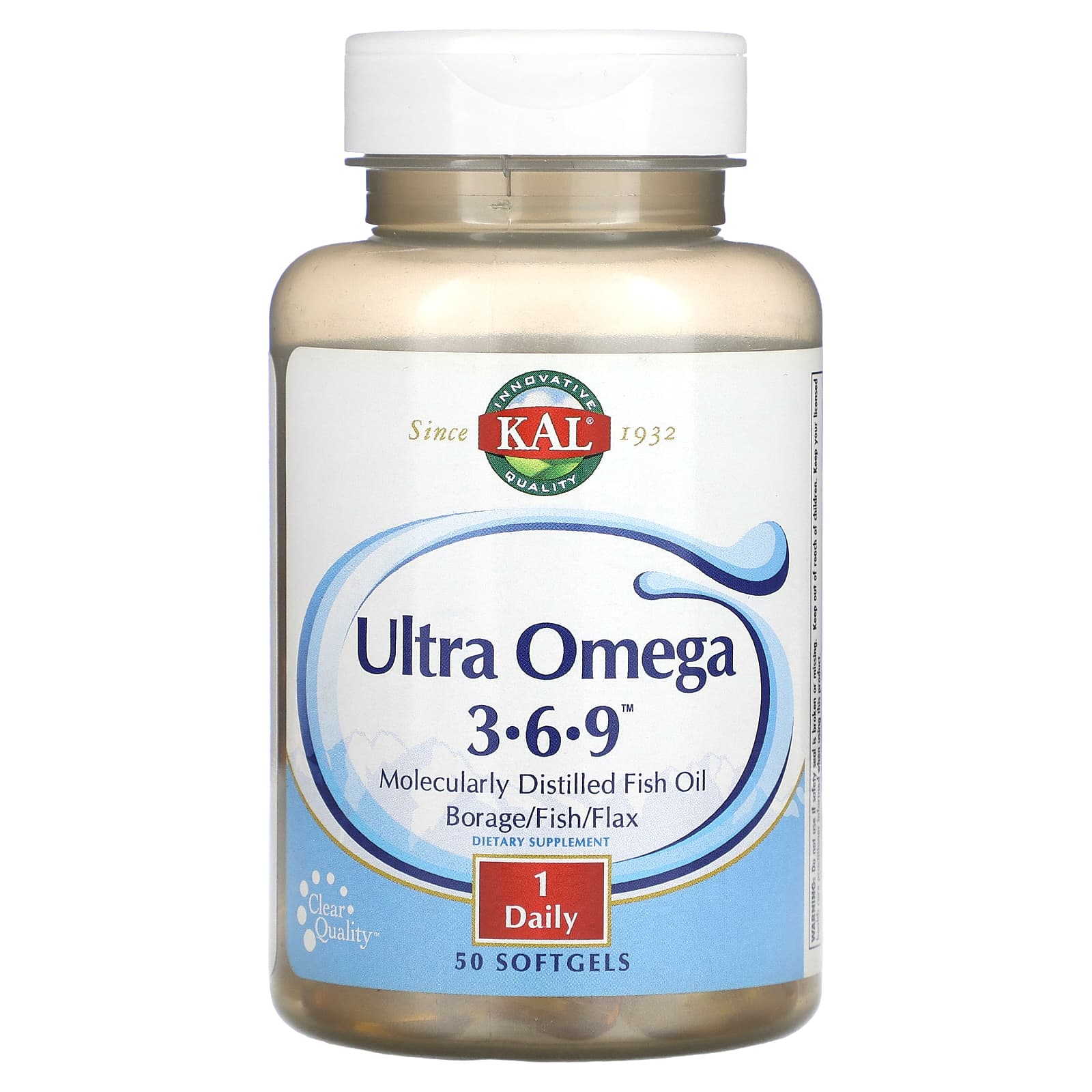 KAL Ultra Omega 3 6 9 50 мягких таблеток 2490₽