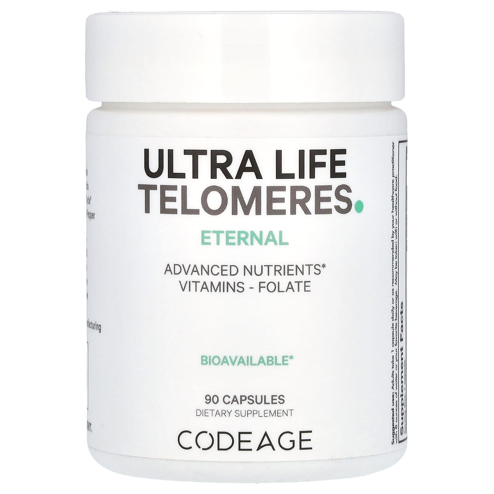 Codeage Ultra Life Telomeres 90 капсул 7590₽