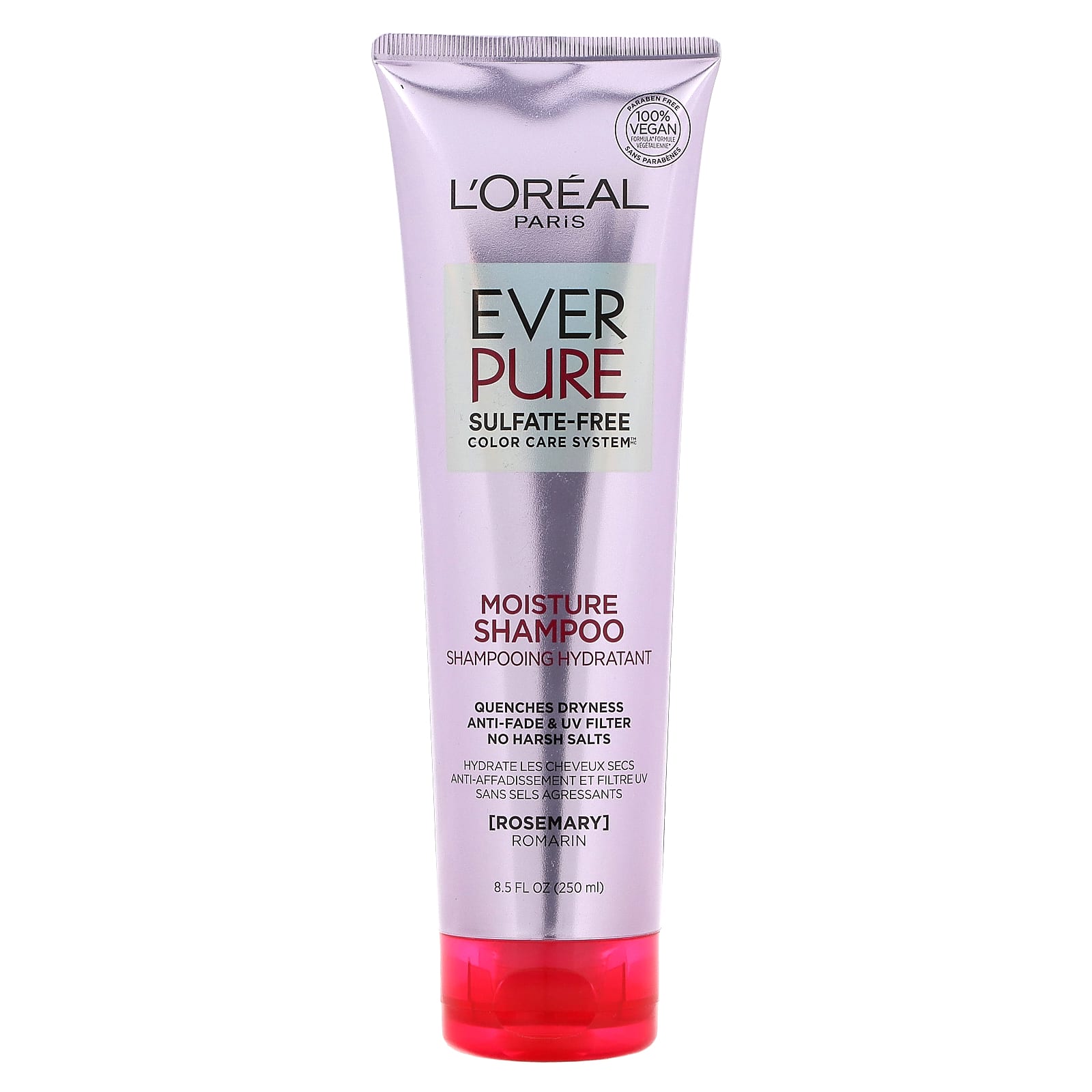 L'Oréal, Ever Pure, увлажняющий шампунь с розмарином, 250 мл (8,5 жидк. Унции)