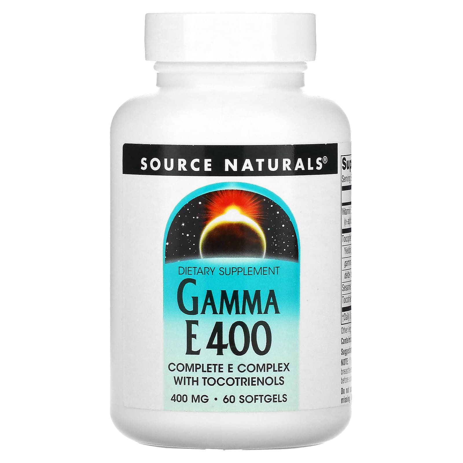 Source Naturals комплекс Gamma E 400 с токотриенолами 400 мг 60 мягких таблеток 4990₽