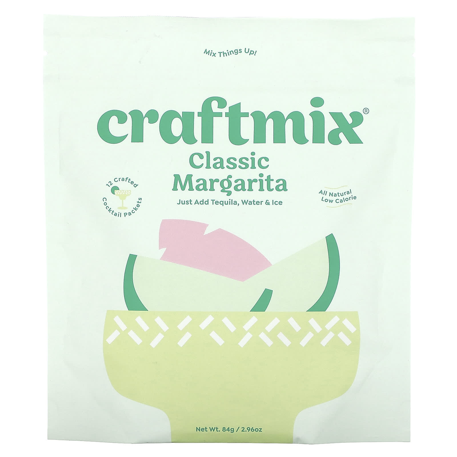 Craftmix Пакетики для коктейлей классическая маргарита 12 пакетиков 84 г 296 унции 1890₽
