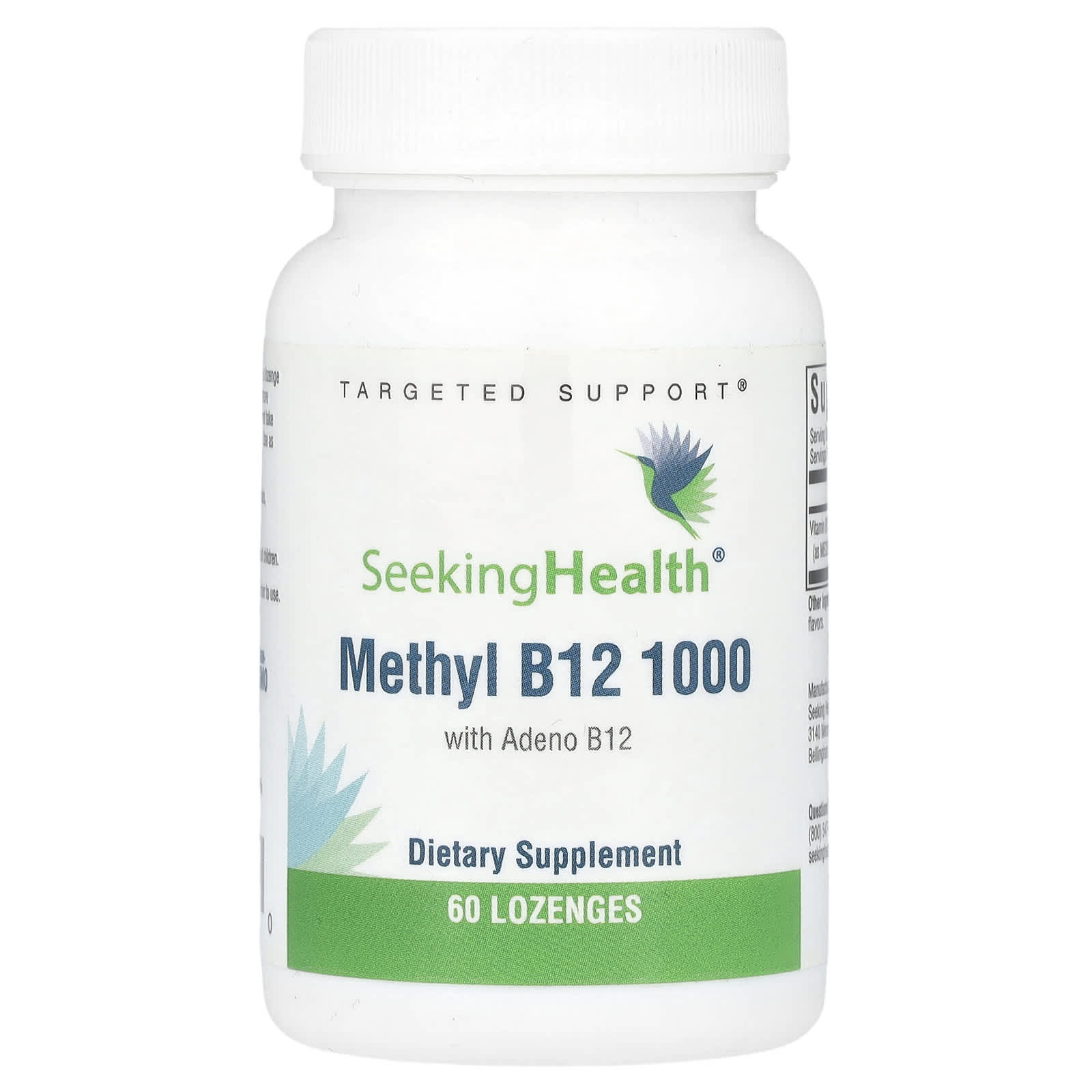 Seeking Health, Active B12, 1000, 60 пастилок