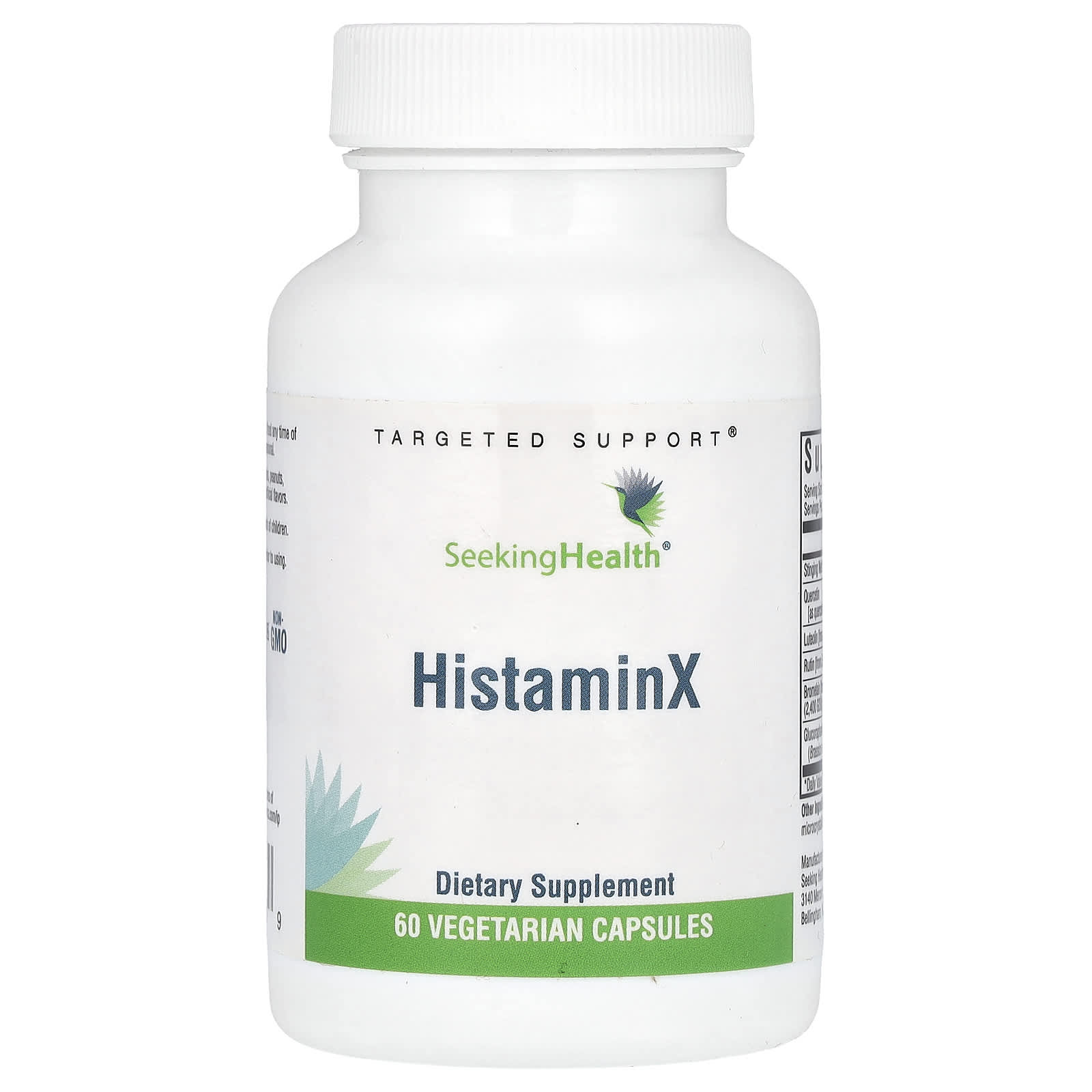 Seeking Health, HistaminX`` 60 вегетарианских капсул