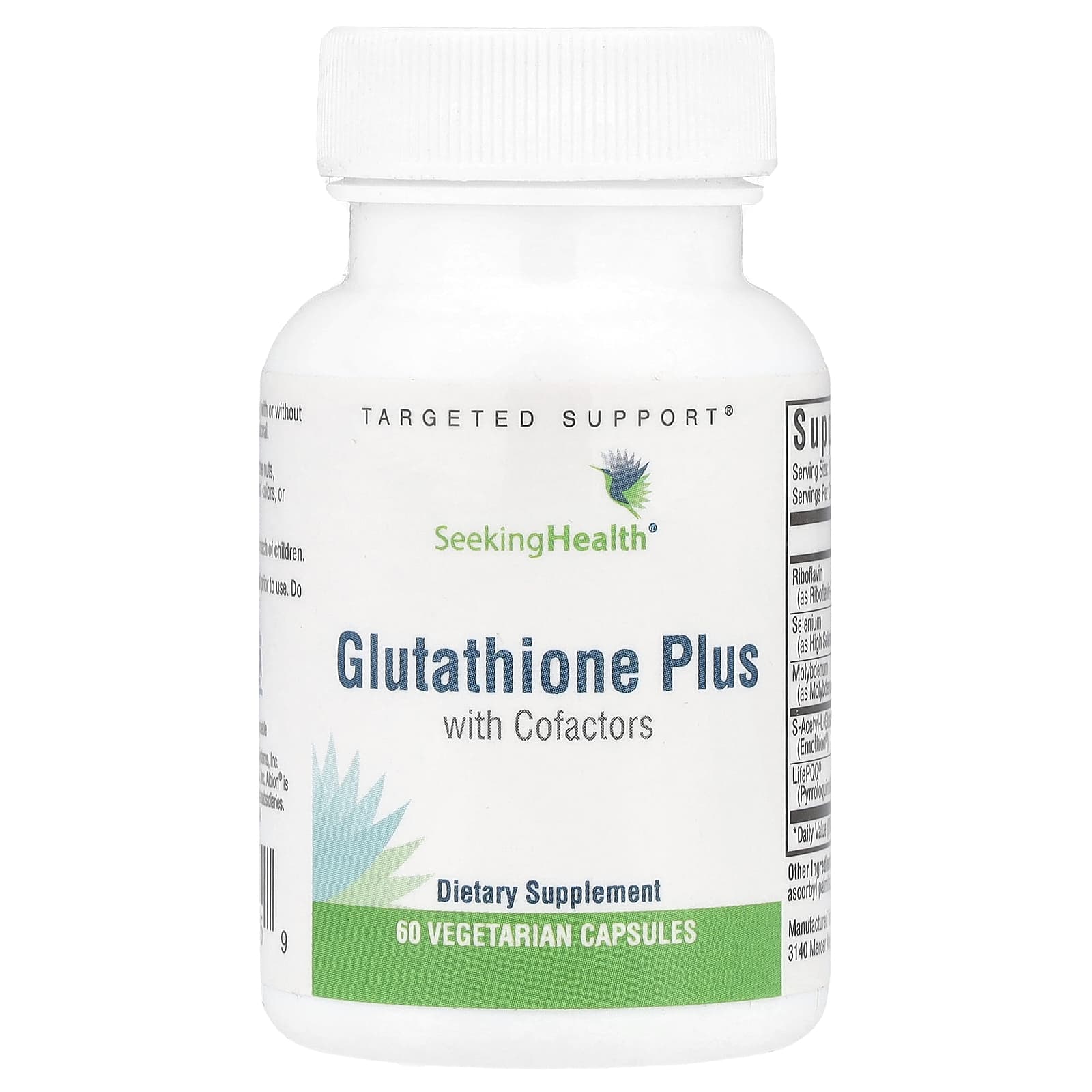 Seeking Health Optimal Glutathione Plus 60 вегетарианских капсул 12390₽