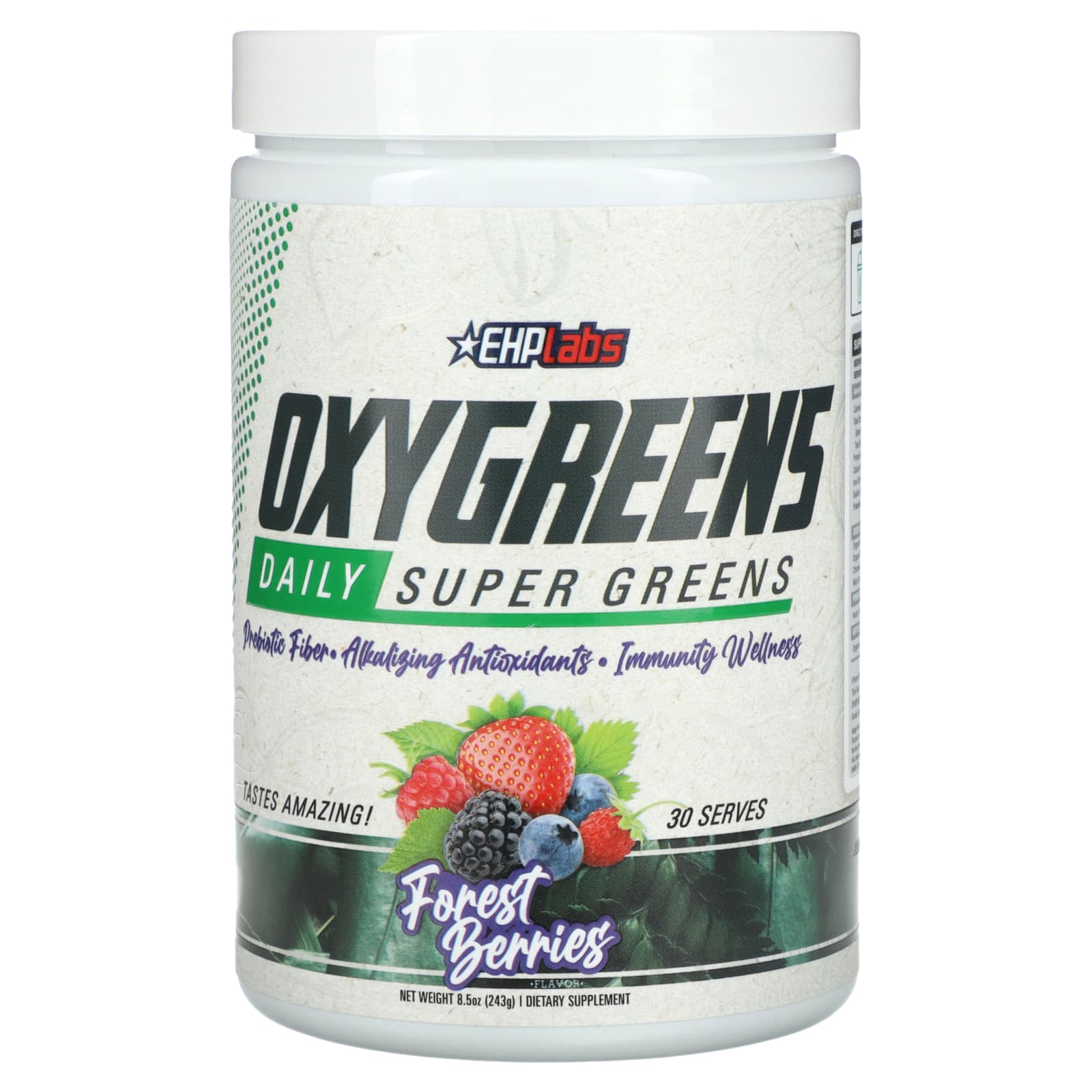 EHPlabs Oxygreens Daily Super Greens лесные ягоды 243 г 85 унции 9490₽