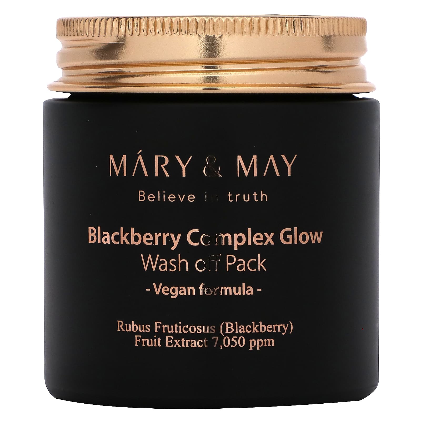 Mary - May, Blackberry Complex Glow, смываемая маска, 125 г (4,4 унции)