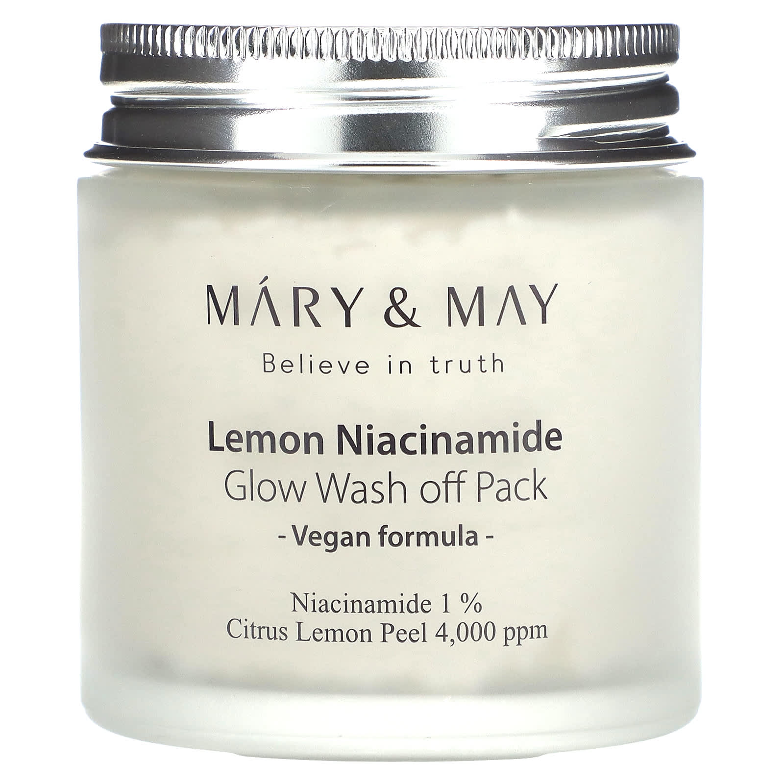 Mary - May, Lemon Niacinamide Glow, смываемая маска, 125 г (4,4 унции)