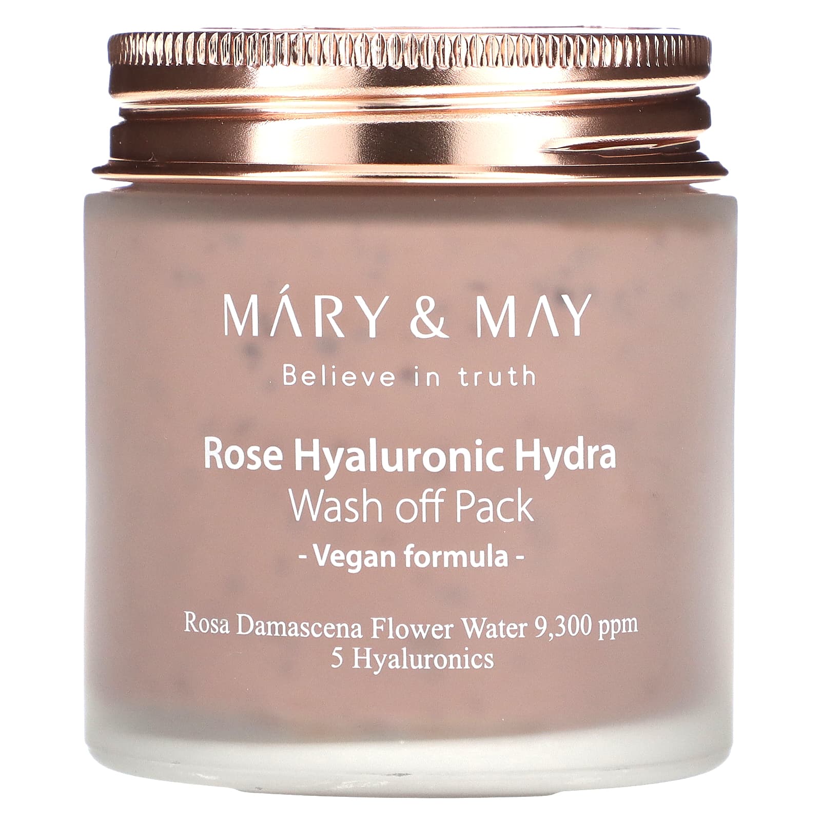 Mary - May, Rose Hyaluronic Hydra, смывающая маска, 125 г (4,4 унции)