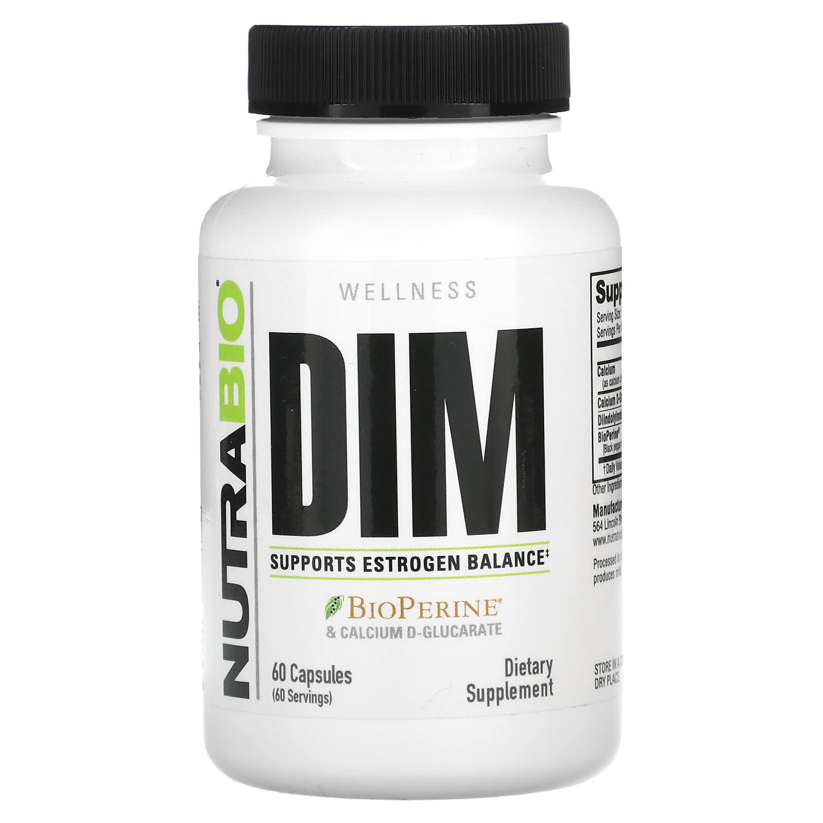 NutraBio DIM 60 капсул 3790₽