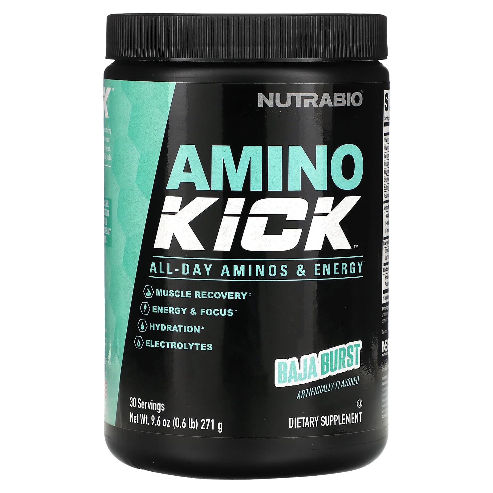 NutraBio Amino Kick Baja Burst 271 г 06 фунта 4590₽
