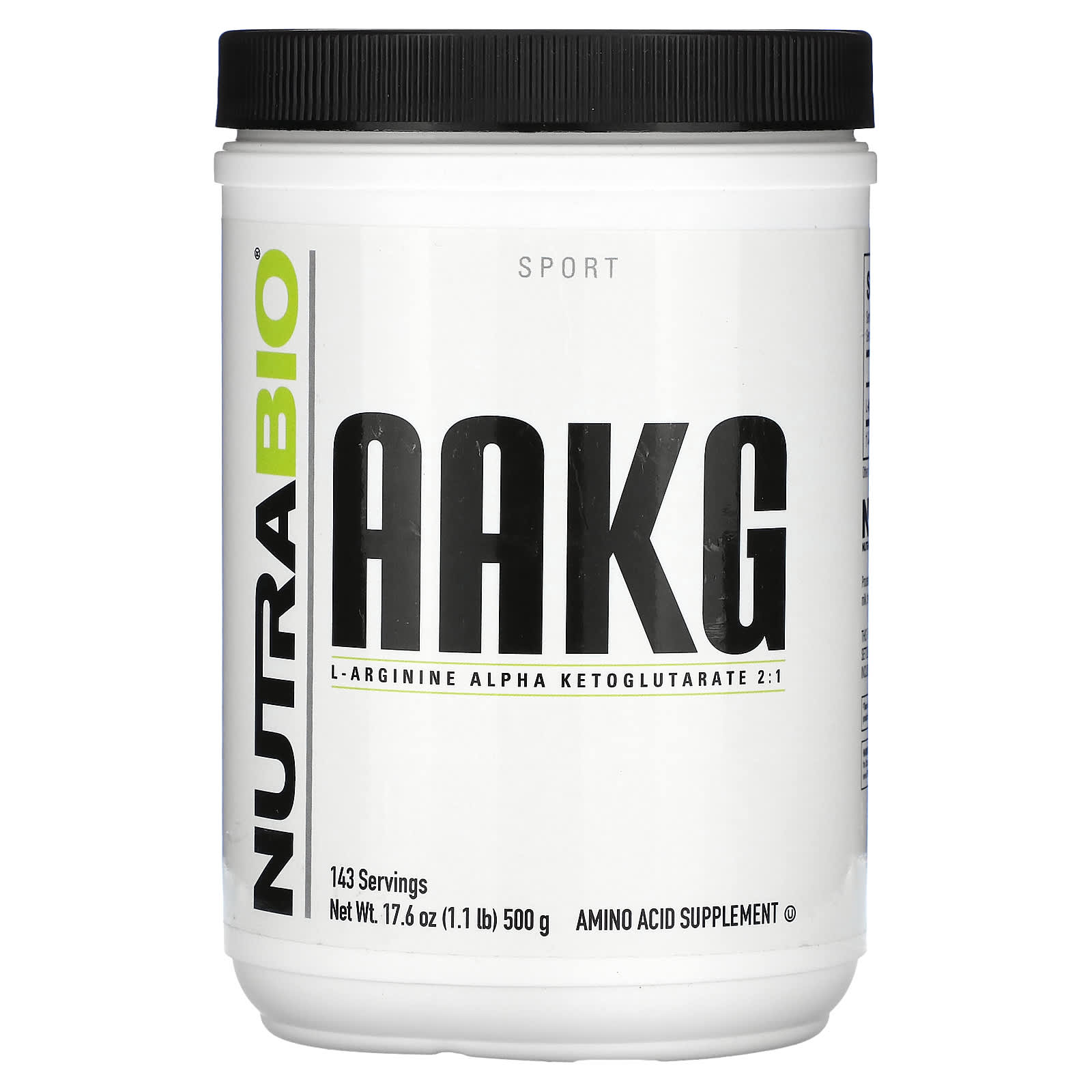 NutraBio AAKG 500 г 11 фунта 6990₽