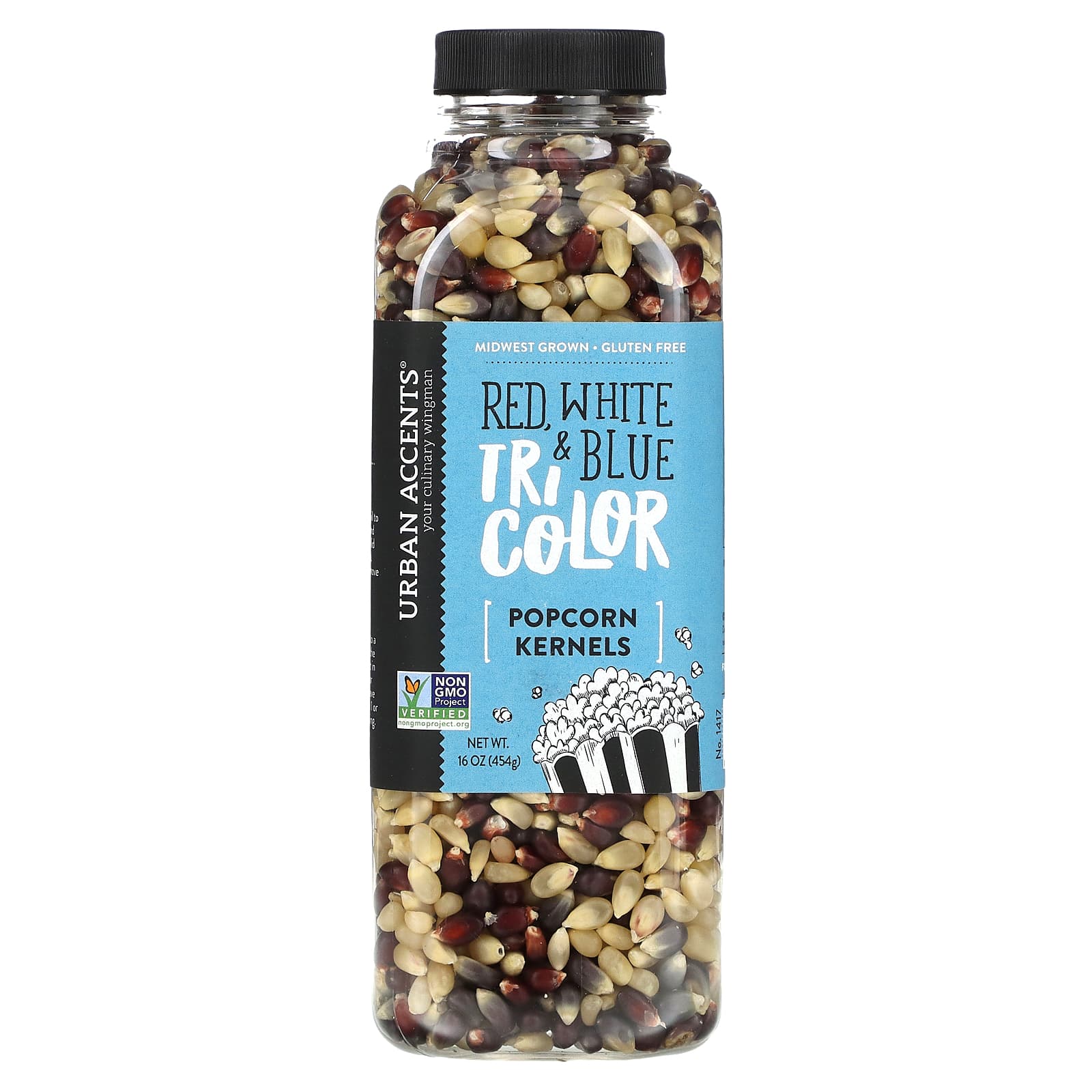 Urban Accents Попкорн красный белый и синий триколор 454 г 16 унций 1890₽