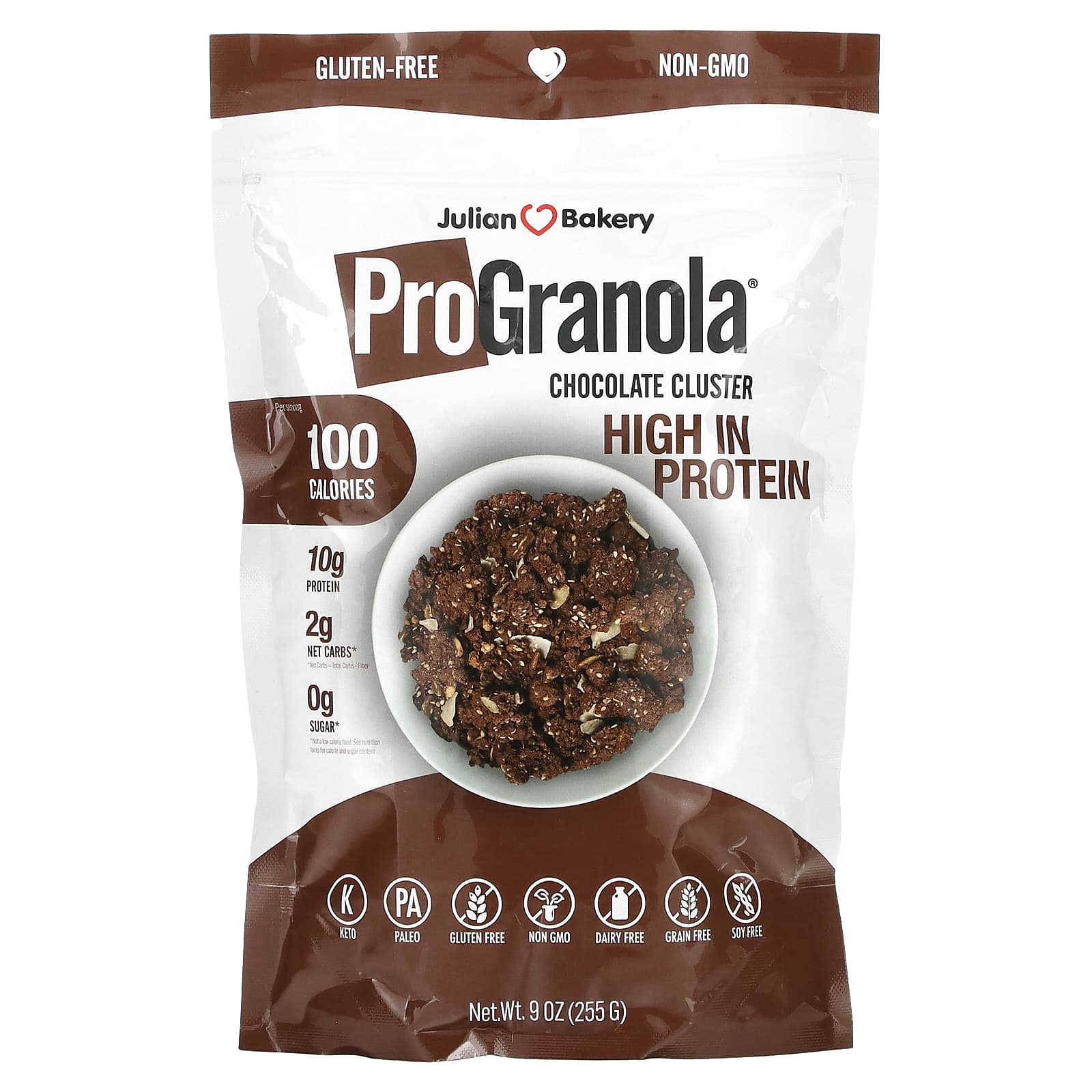 Julian Bakery Pro Granola шоколадные конфеты 255 г 9 унций 2090₽