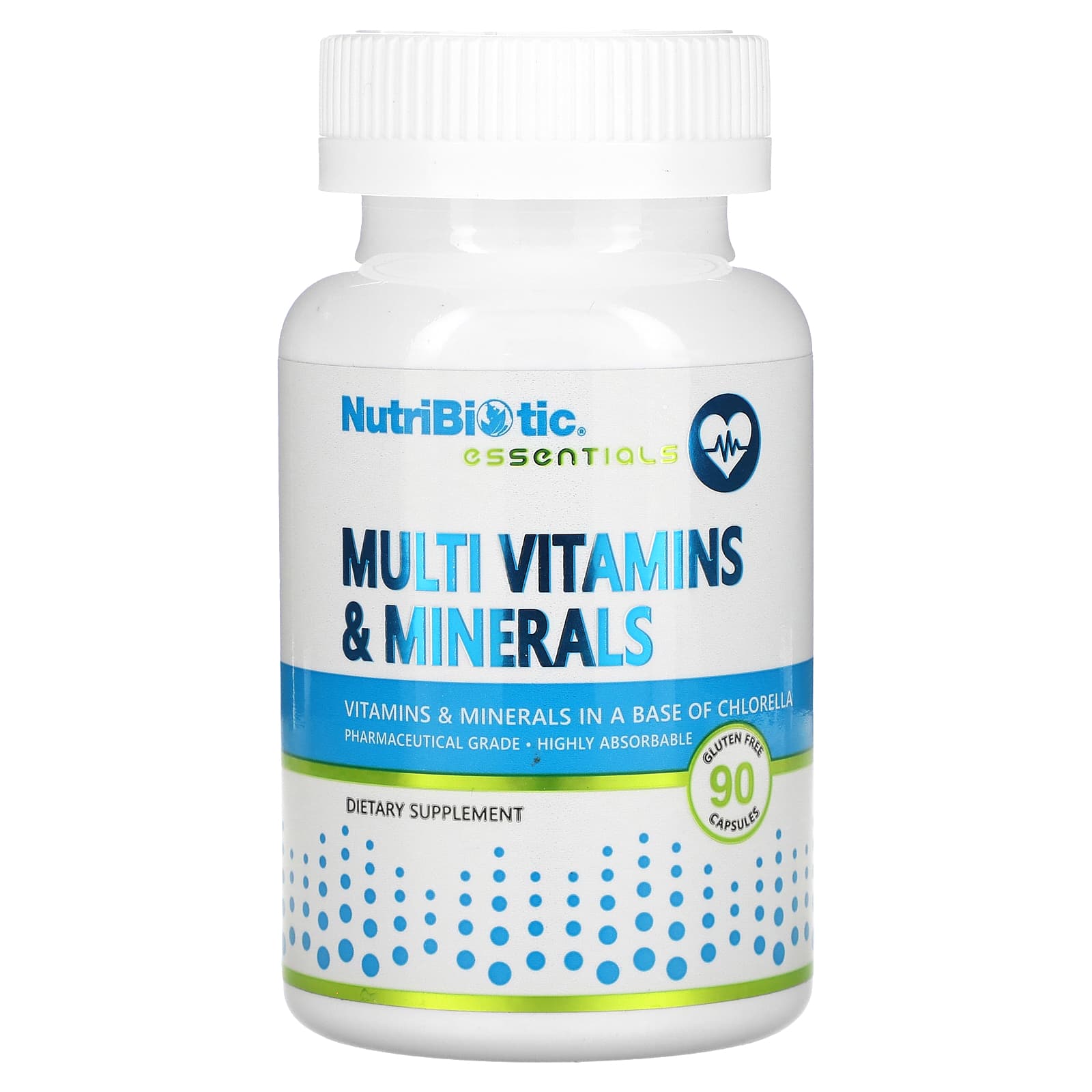 NutriBiotic Essentials мультивитамины и минералы 90 капсул без глютена 2890₽