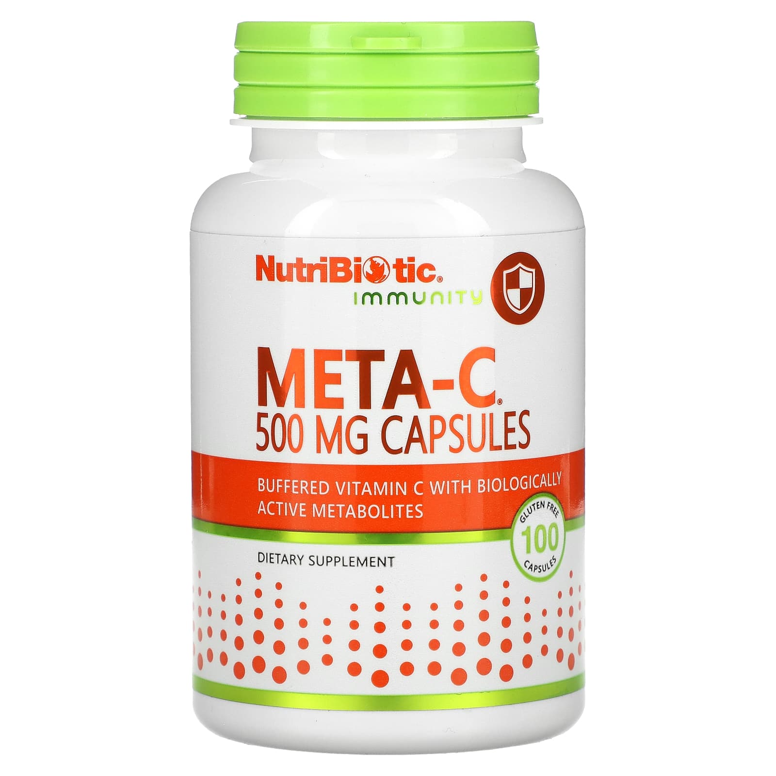 NutriBiotic Immunity Meta-C 500 мг 100 капсул без глютена 1990₽