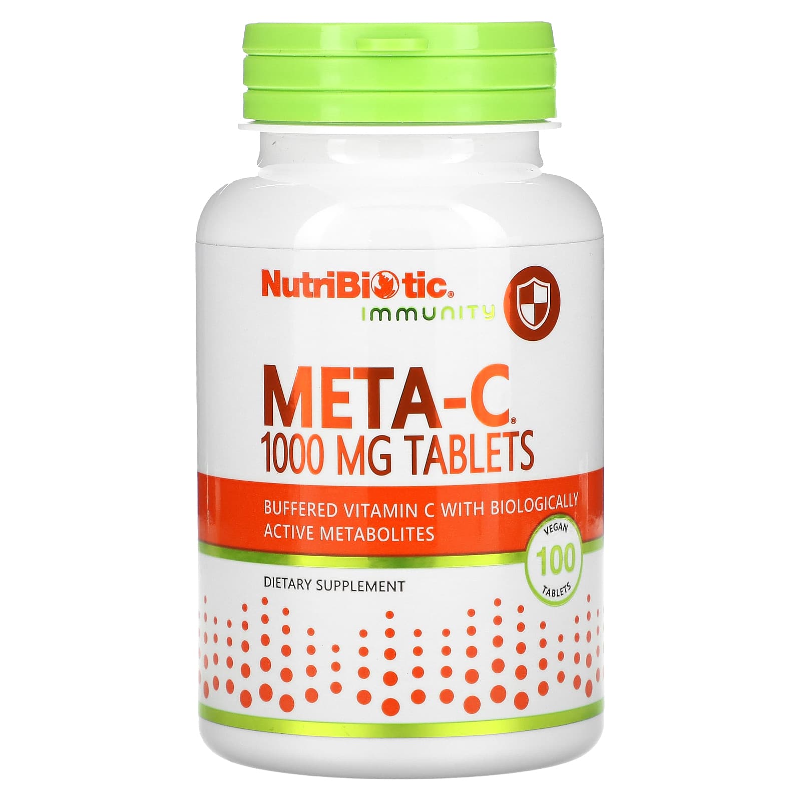 NutriBiotic Immunity Meta-C 1000 мг 100 веганских таблеток 2490₽