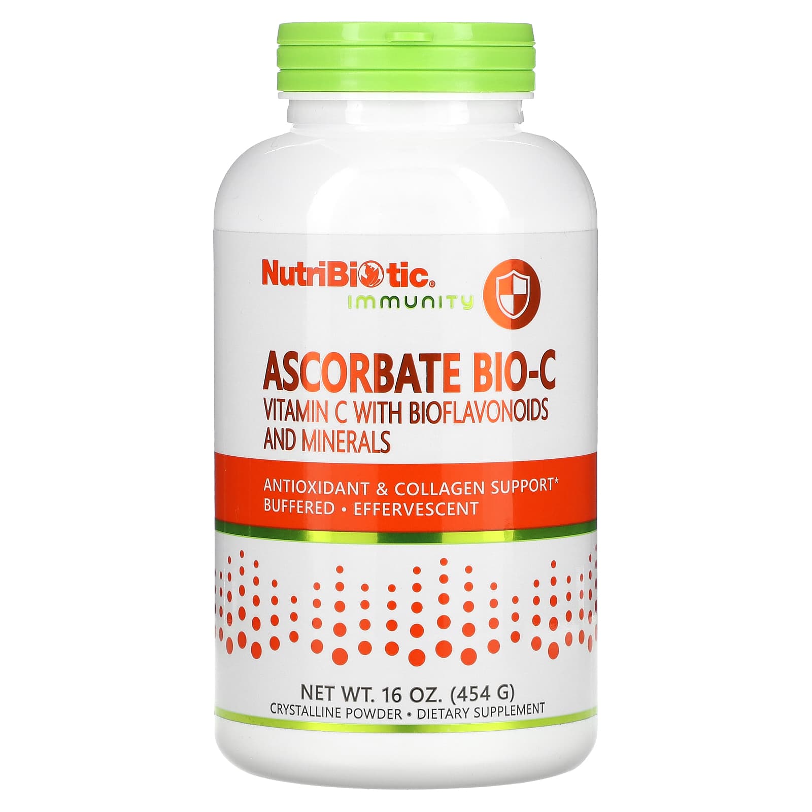 NutriBiotic Immunity аскорбат Bio-C витамин C с биофлавоноидами и минералами 454 г 16 унций 3290₽