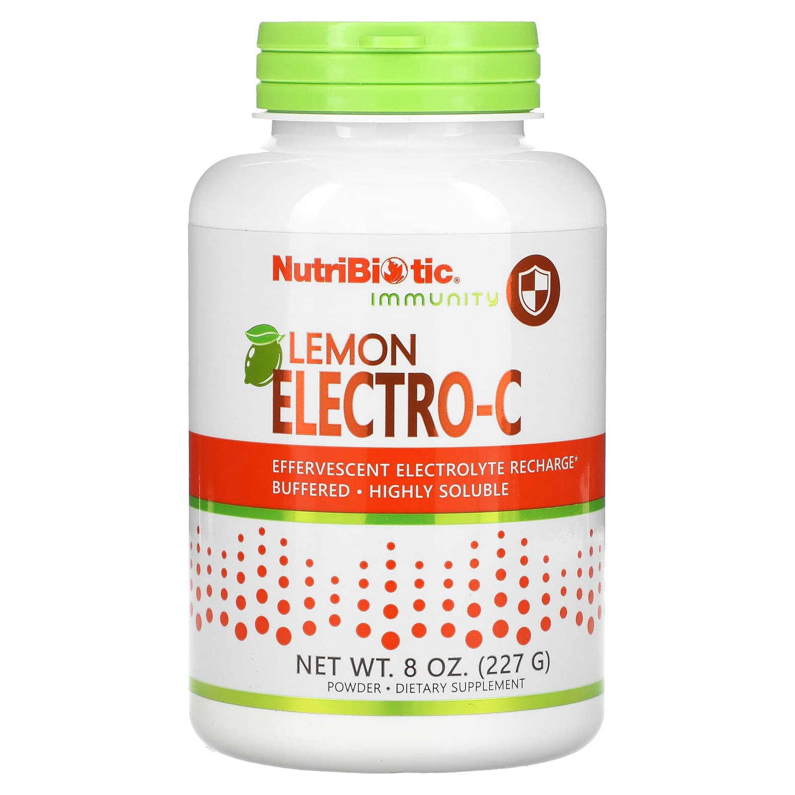 NutriBiotic Immunity Lemon Electro-C 227 г 8 унций 1890₽