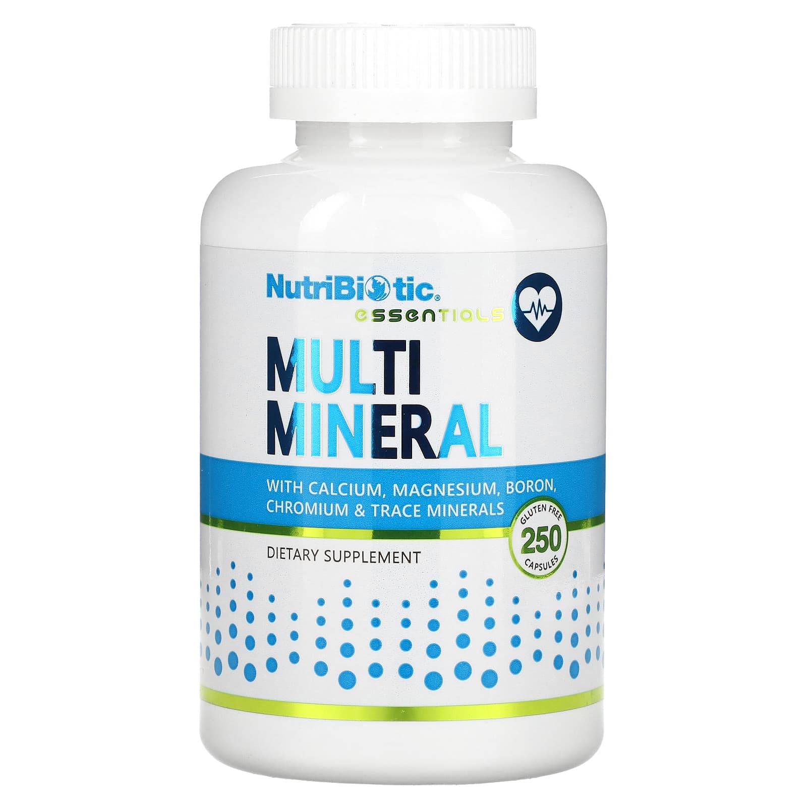 NutriBiotic Essentials мультиминерал 250 капсул без глютена 5690₽