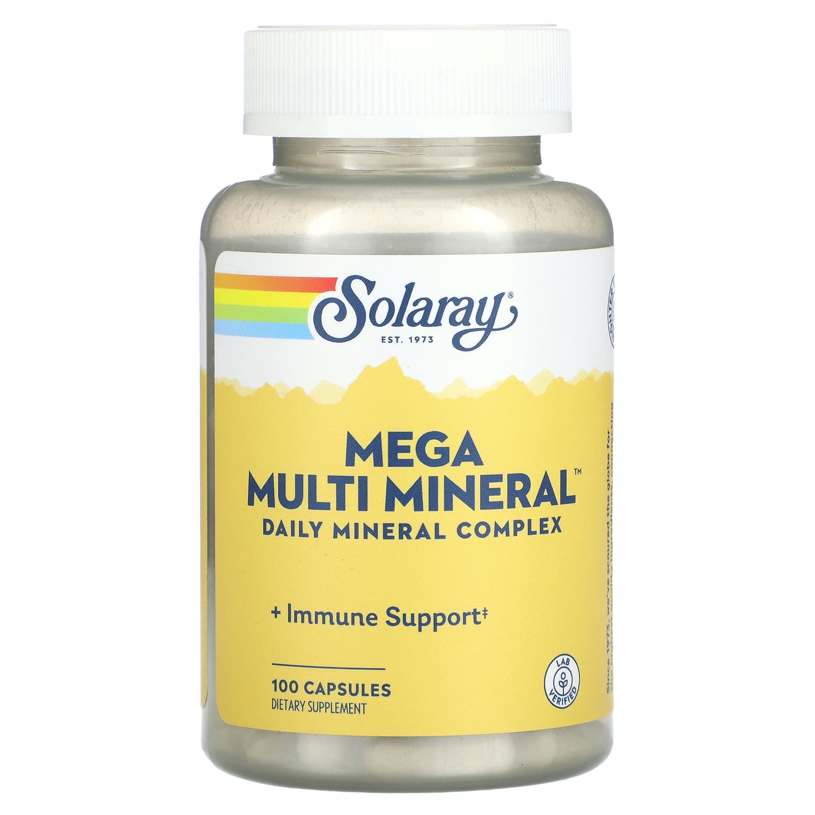 Solaray Mega Multi Mineral 100 капсул 2490₽