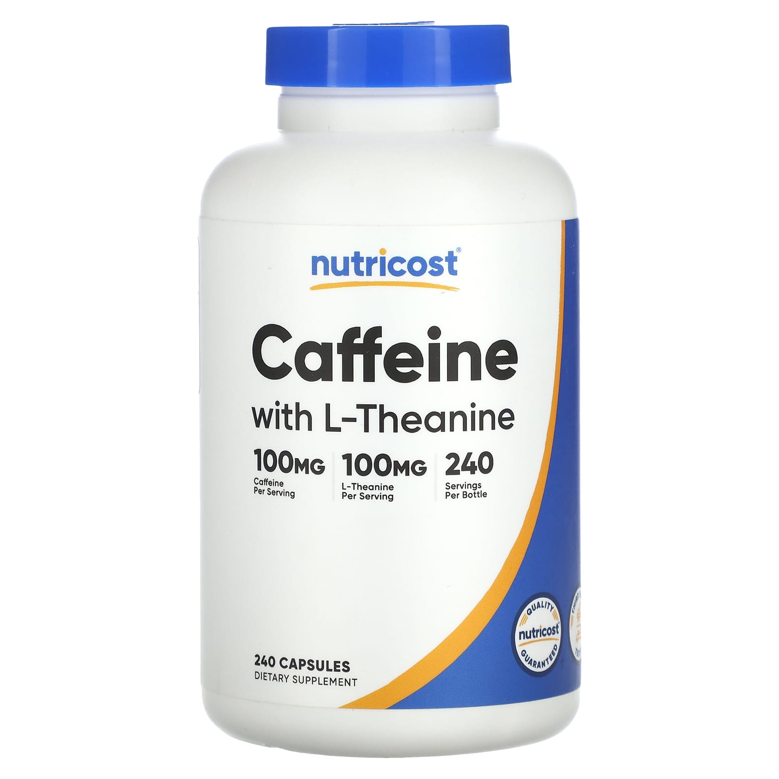 Nutricost Кофеин с L-теанином 240 капсул 2690₽