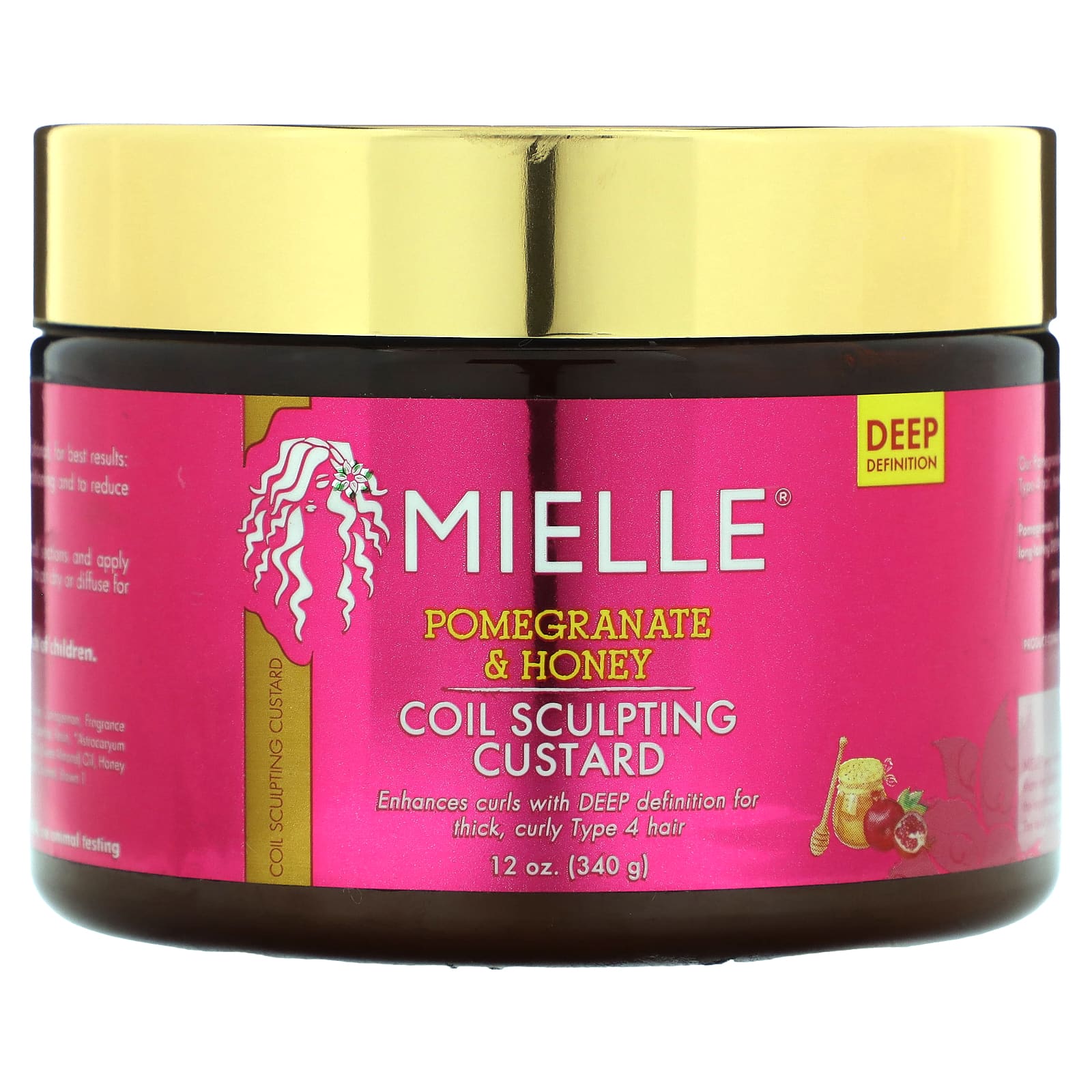 Mielle Coil Sculpting Custard гранат и мед 340 г 12 унций 2190₽