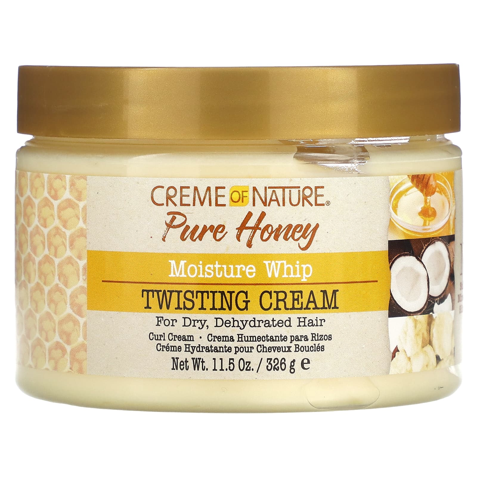 Creme Of Nature Pure Honey Moisture Whip крем для волос 326 г 115 унции 1890₽