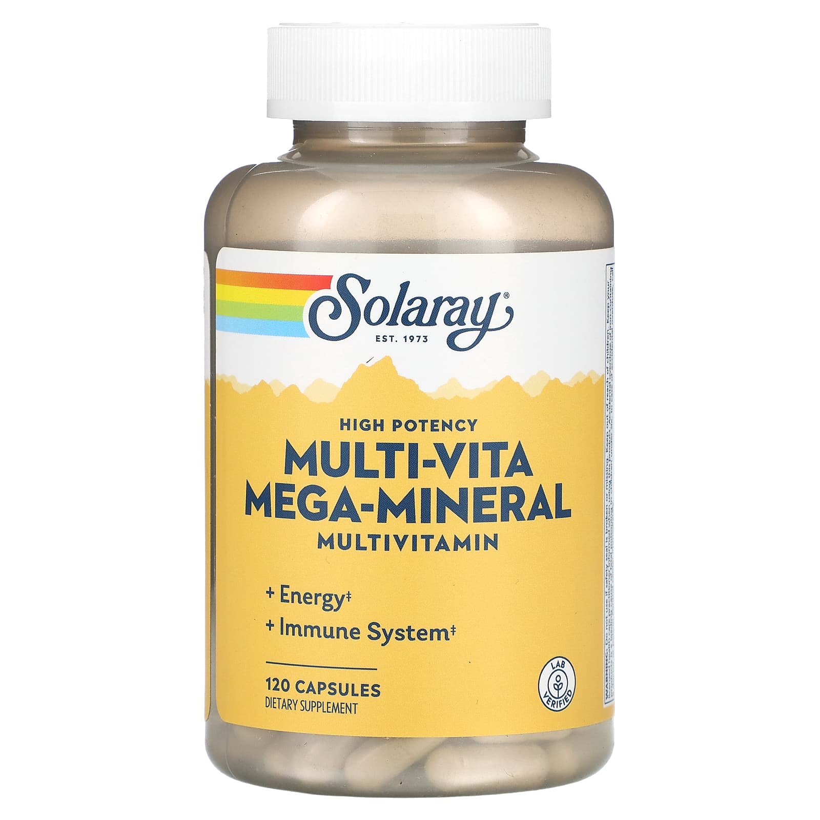 Solaray High Potency Multi-Vita Mega-Mineral мультивитамины 120 капсул 4690₽
