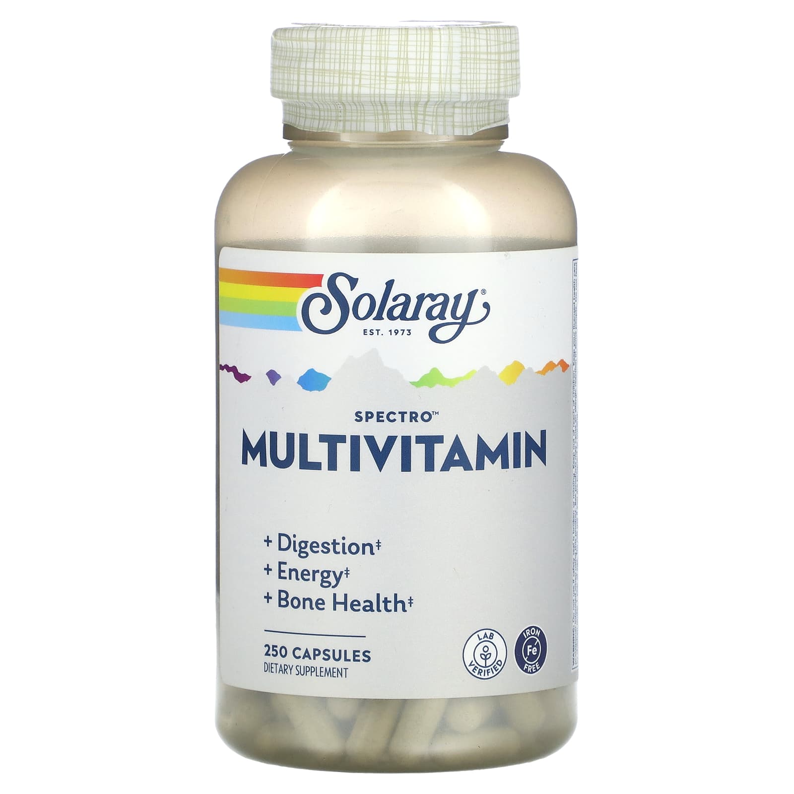 Solaray Spectro Multivitamin без железа 250 капсул 7190₽