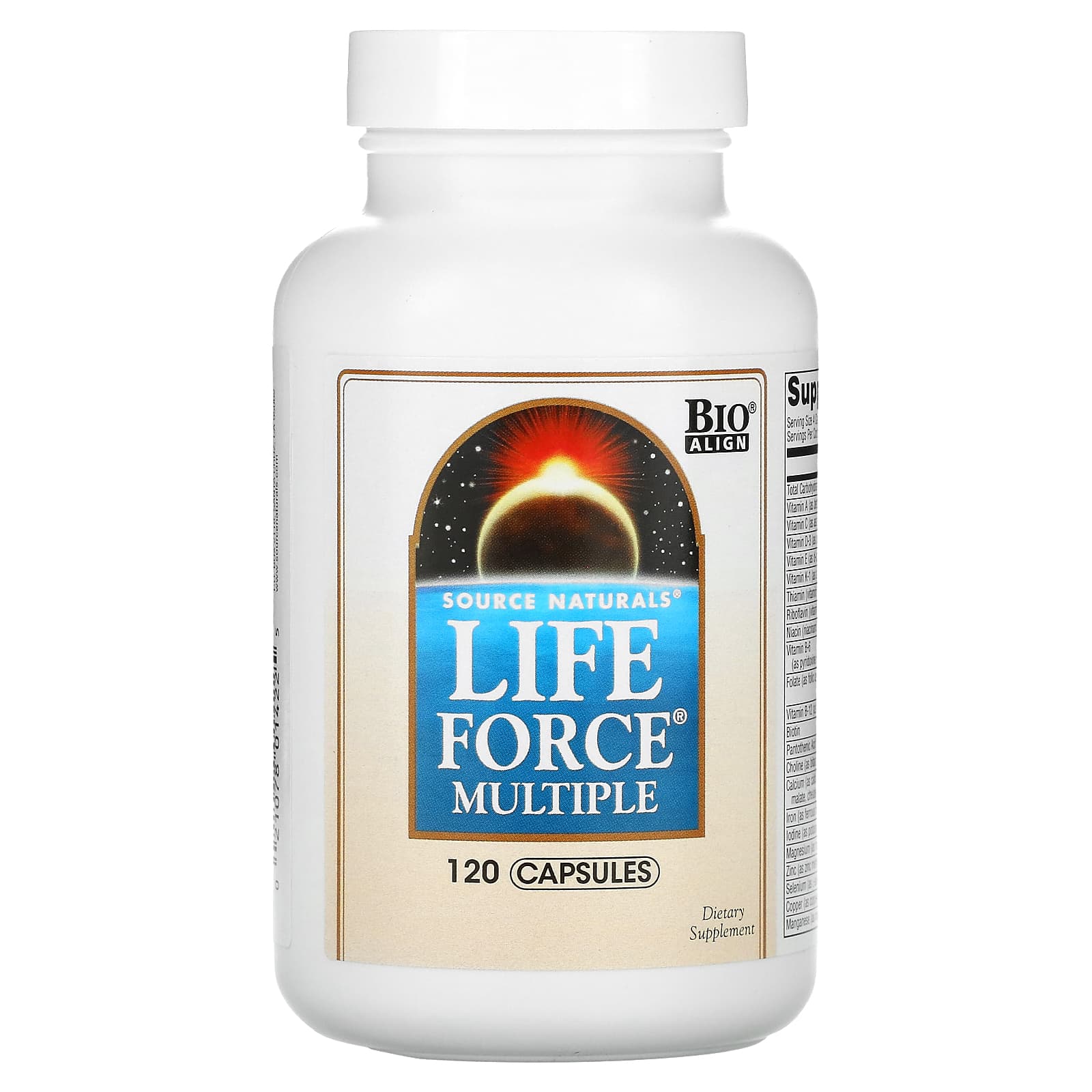 Source Naturals Мультивитамины Life Force 120 капсул 4190₽
