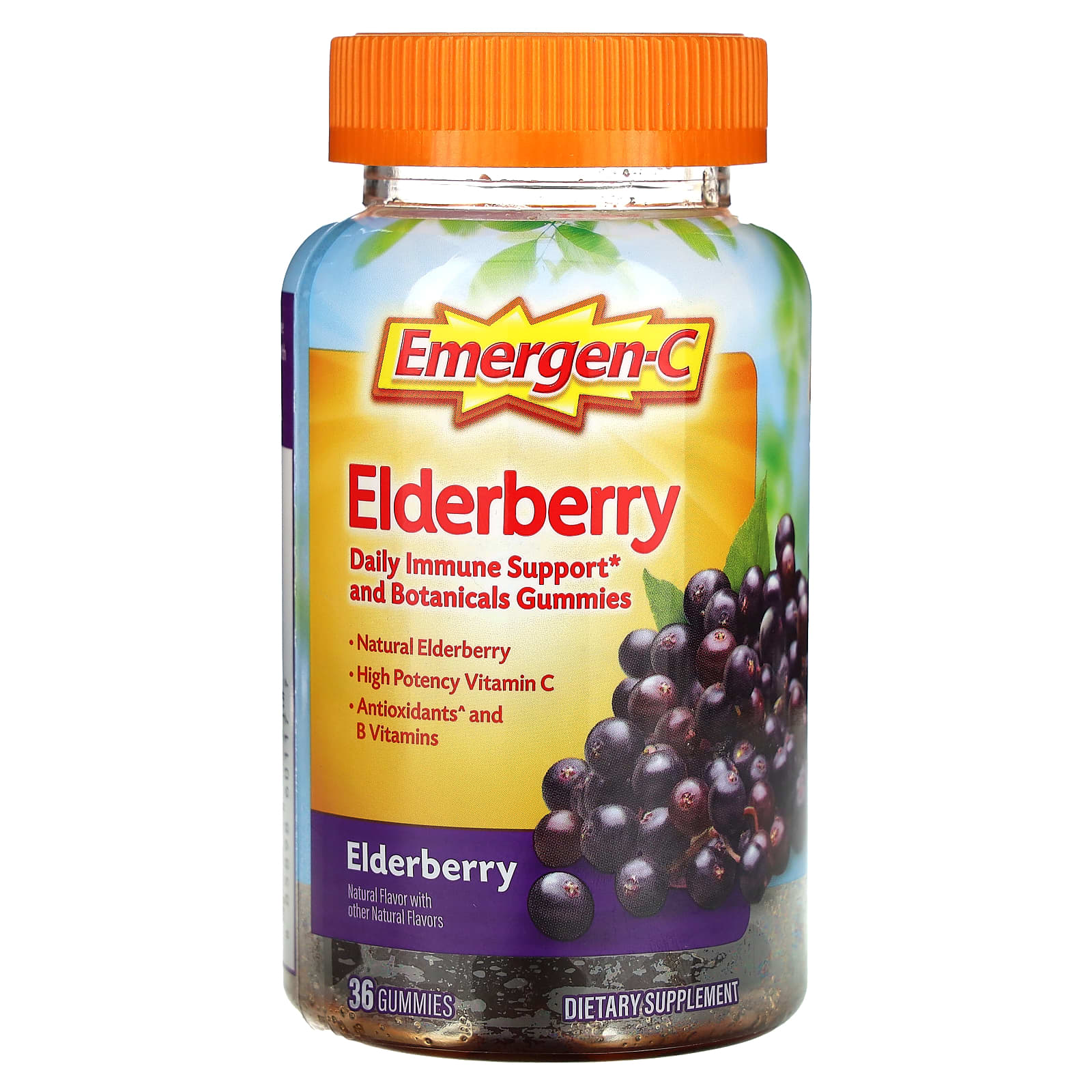 Emergen-C жевательные мармеладки с бузиной 36 шт 2490₽