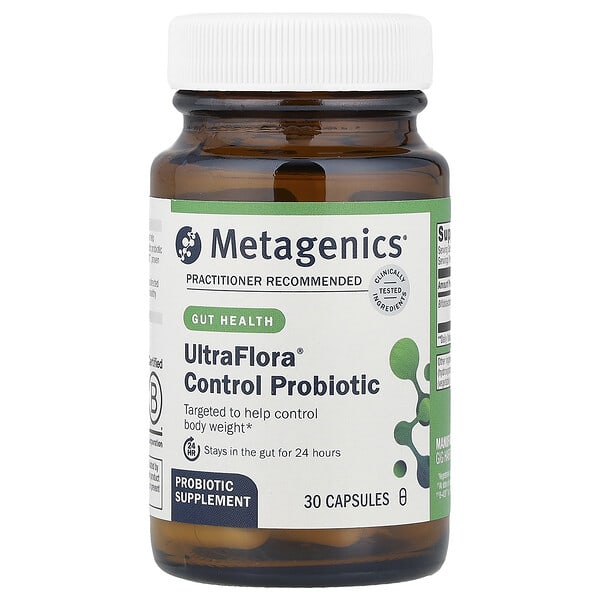 Metagenics, UltraFlora Control, 30 капсул