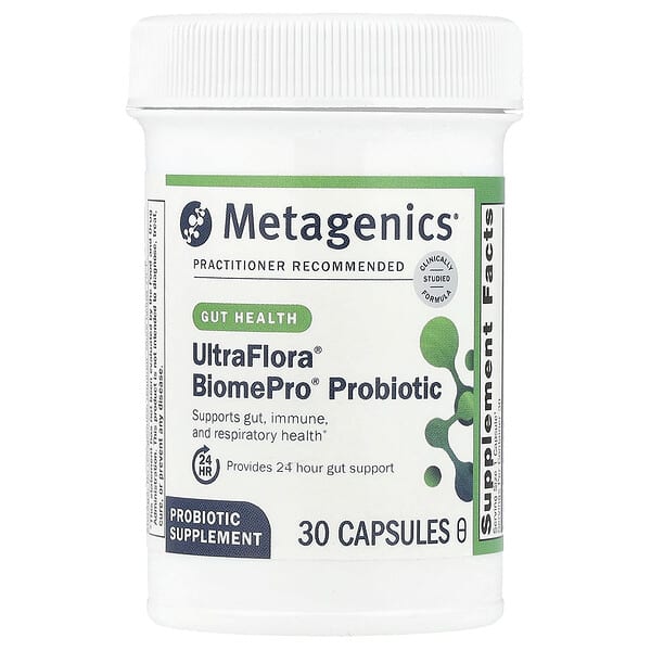 Metagenics, UltraFlora BiomePro, 30 Capsules