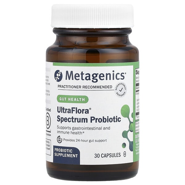 Metagenics, UltraFlora Spectrum, 30 капсул