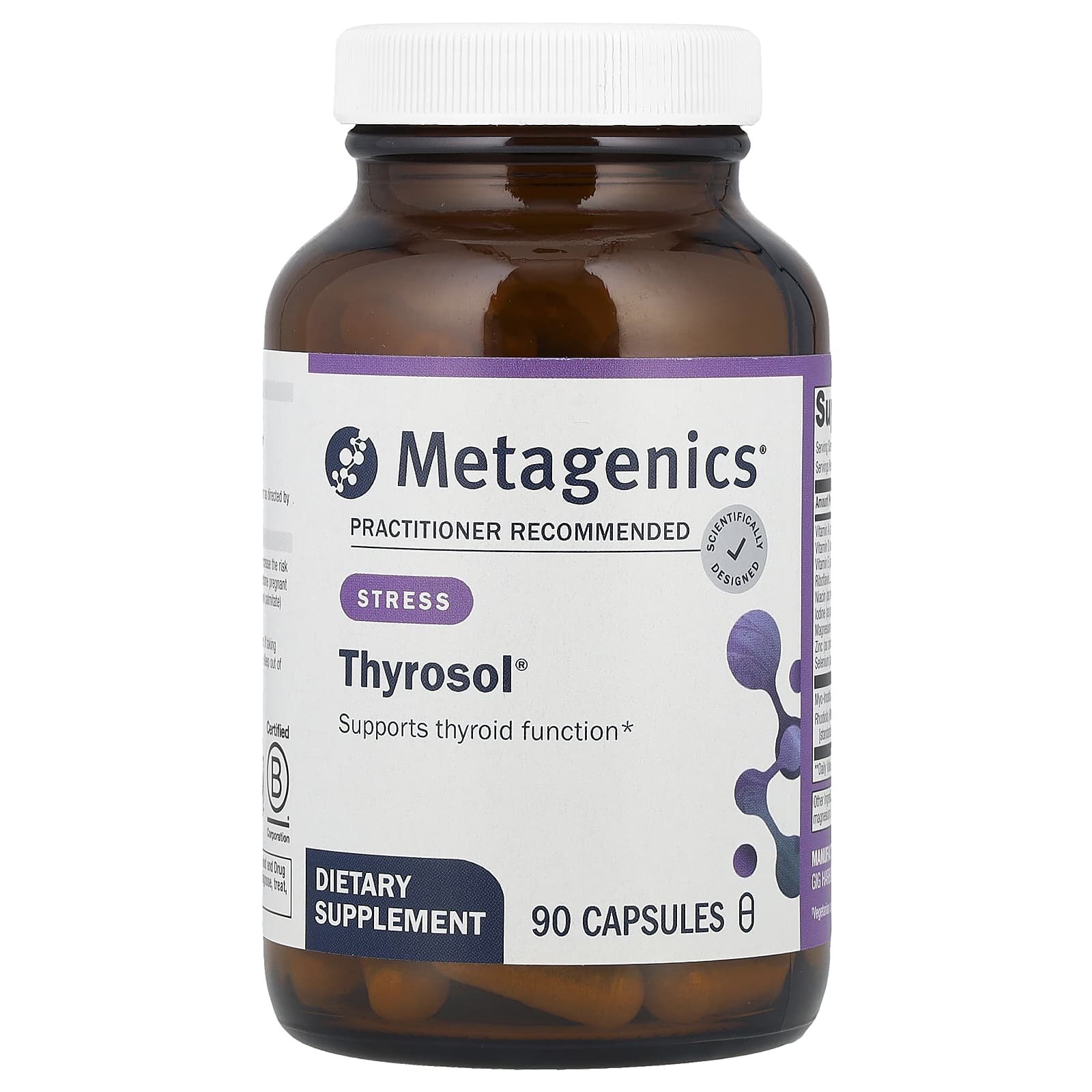 Metagenics Thyrosol 90 капсул 10190₽