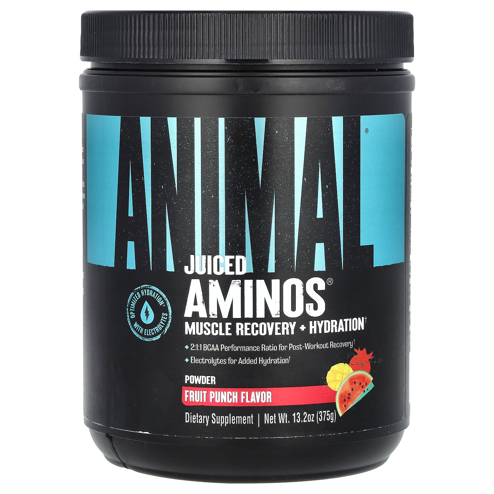 Animal Juiced Aminos в порошке фруктовый пунш 375 г 132 унции 6090₽