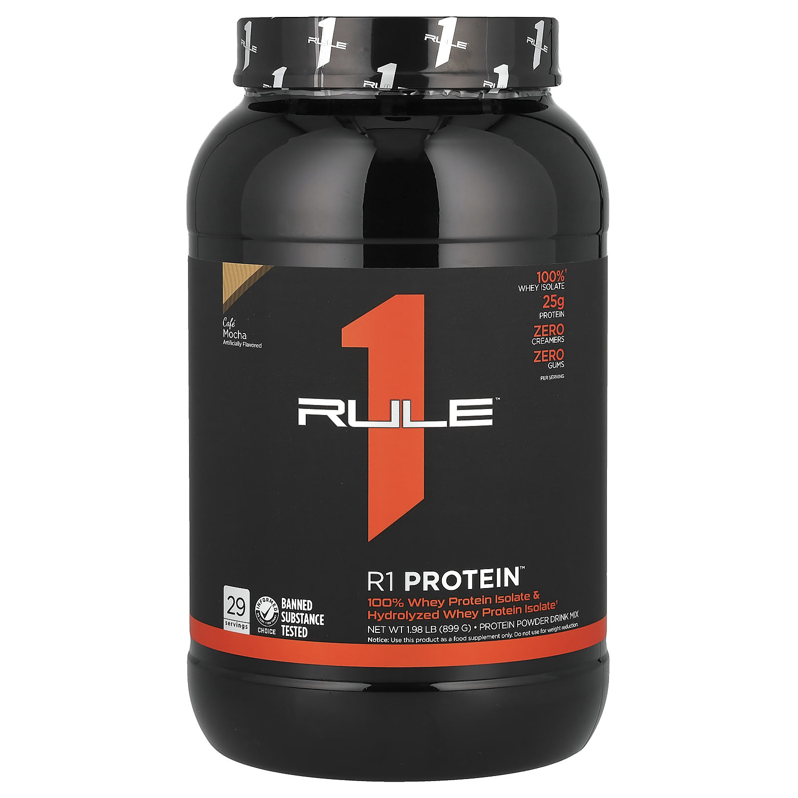 Rule One Proteins R1 протеиновая смесь для приготовления напитка со вкусом кофе мокко 899 г 198 фунта 8090₽
