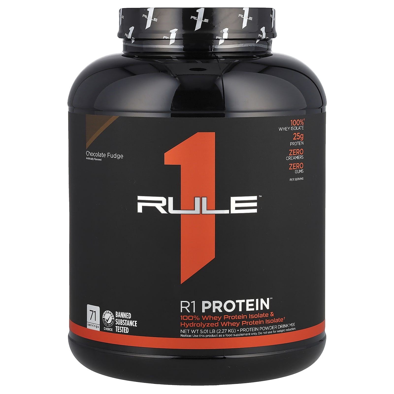 Rule One Proteins R1 протеиновая смесь для приготовления напитка со вкусом шоколадной помадки 227 кг 501 фунта 20690₽