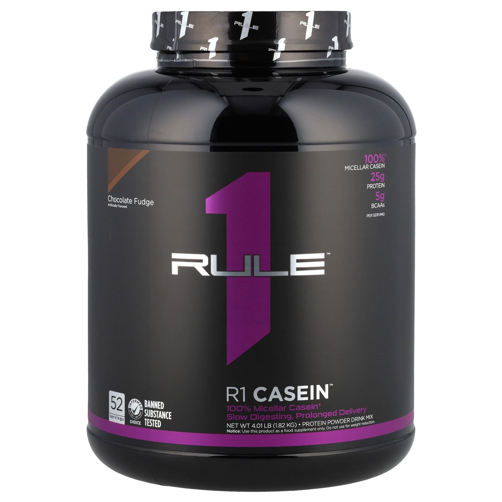 Rule One Proteins R1 Casein протеиновая смесь для приготовления напитка со вкусом шоколадной помадки 182 кг 401 фунта 12090₽